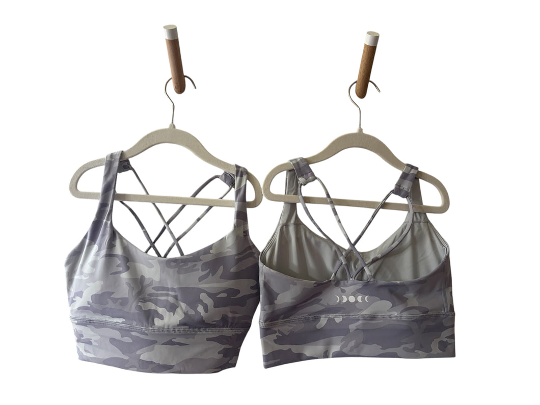 Sports Bra White Camo